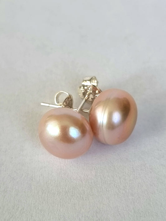 Orecchini "Perla Rosa"