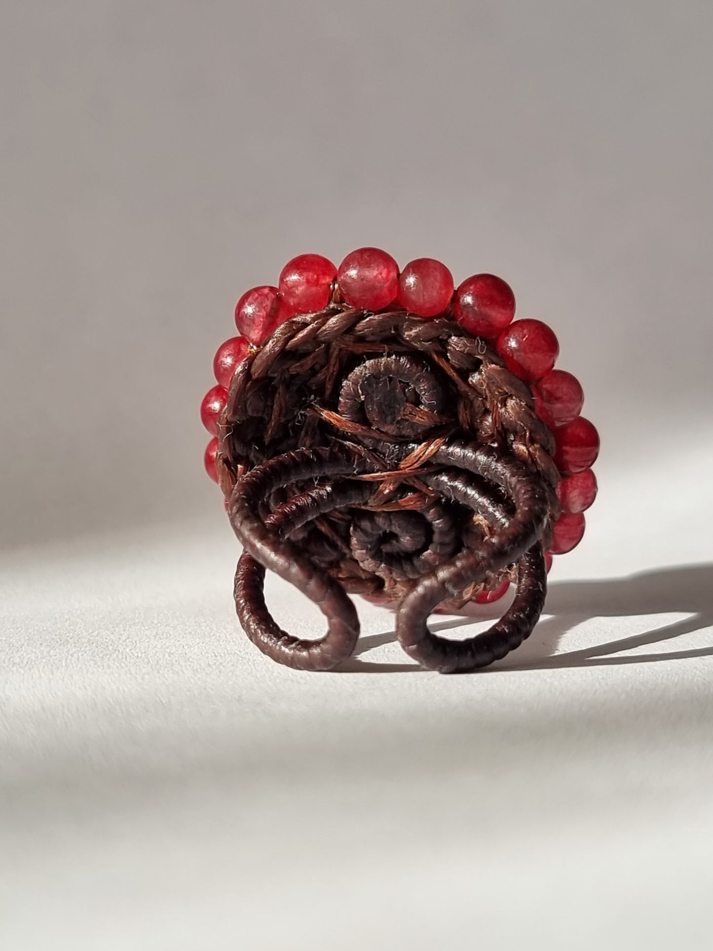 Anello "Fiore di Agata Rossa" Holi