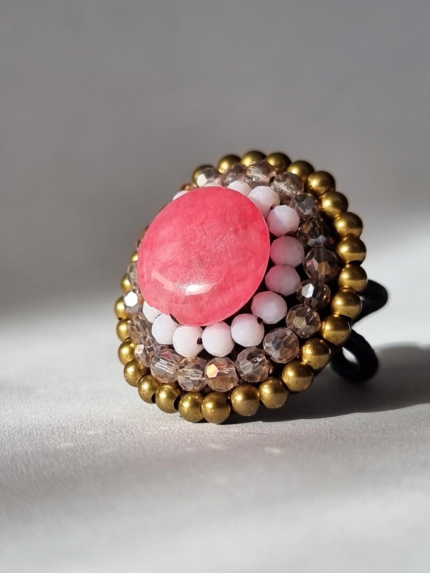 Anello "Fiore di Agata Rosa" Holi