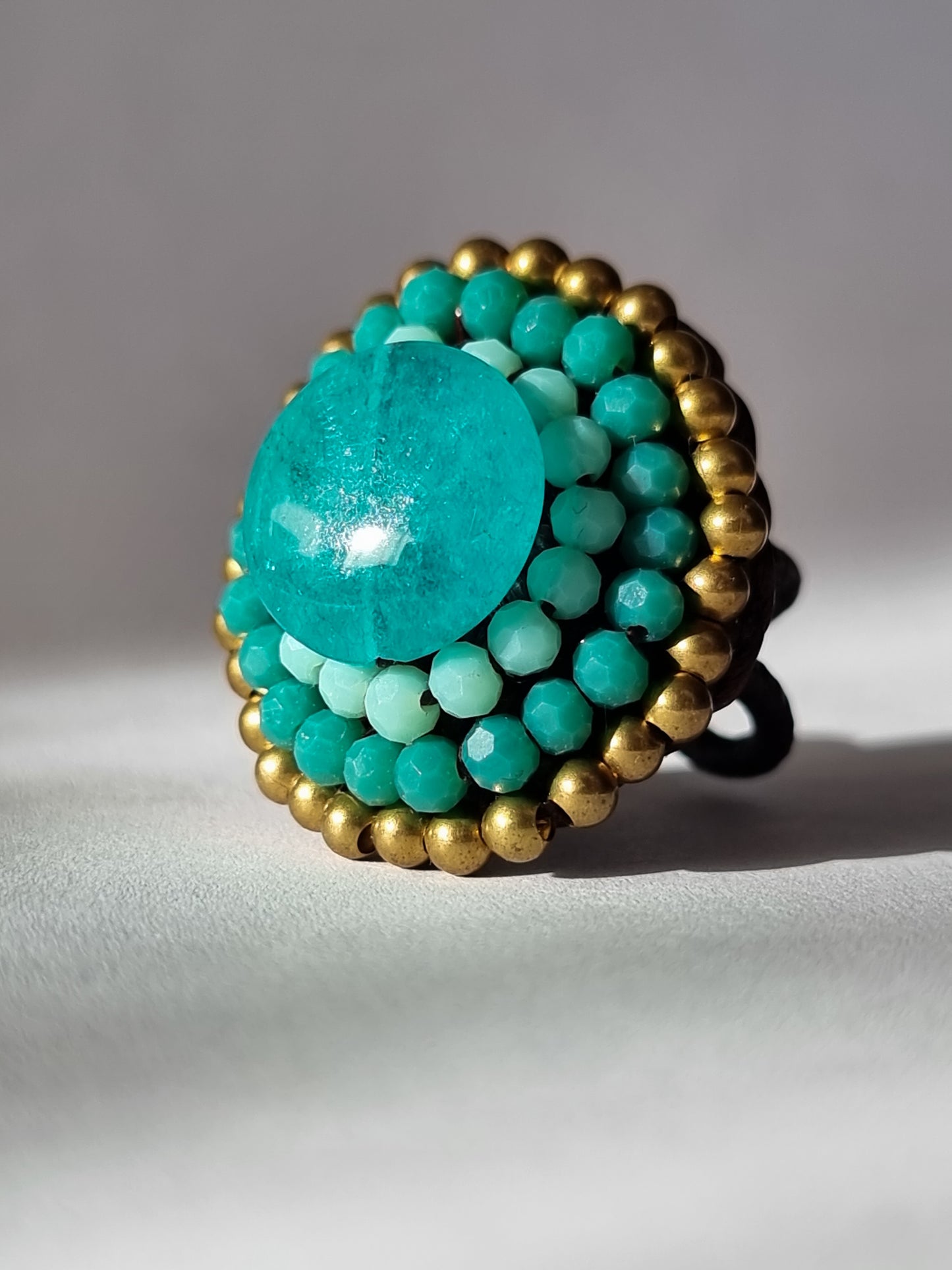 Anello "Fiore di Agata Celeste" Holi