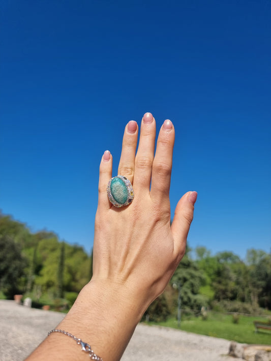 Anello Amazzonite
