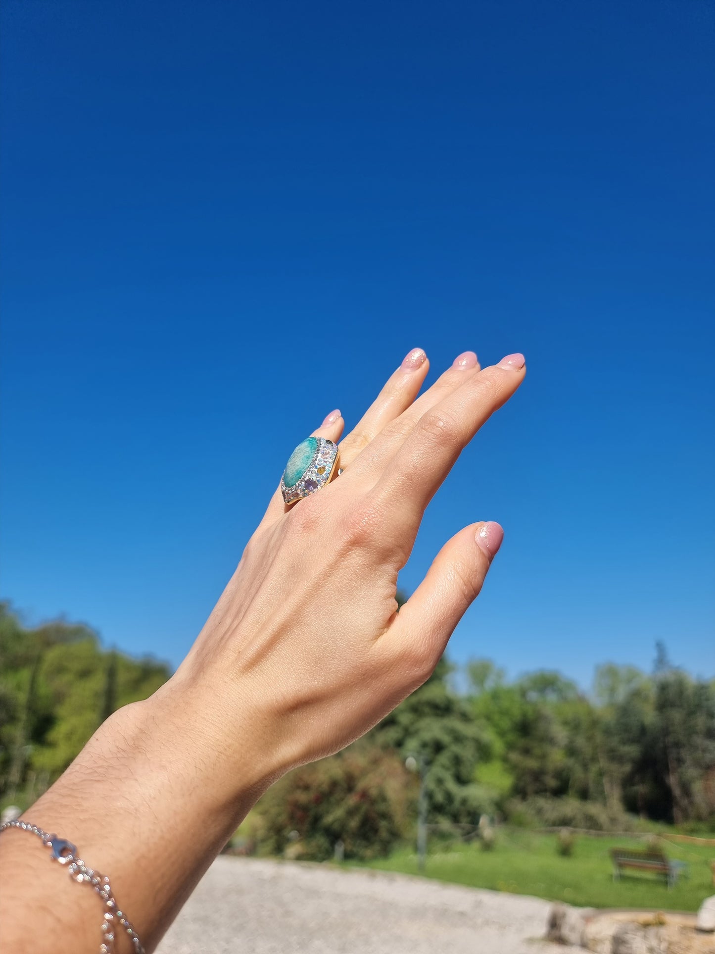 Anello Amazzonite