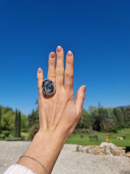 Anello Drusa di Agata Dark