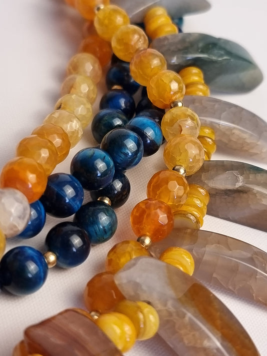 Collana Agata e Artigli