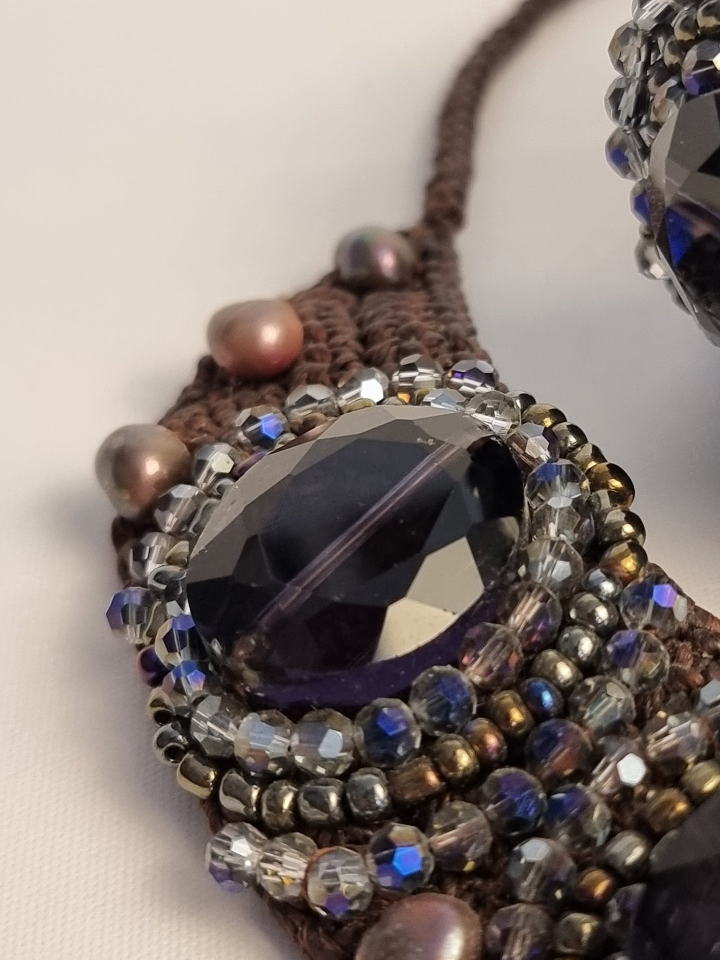 Collana e Bracciale Set Cristalli Blu Holi