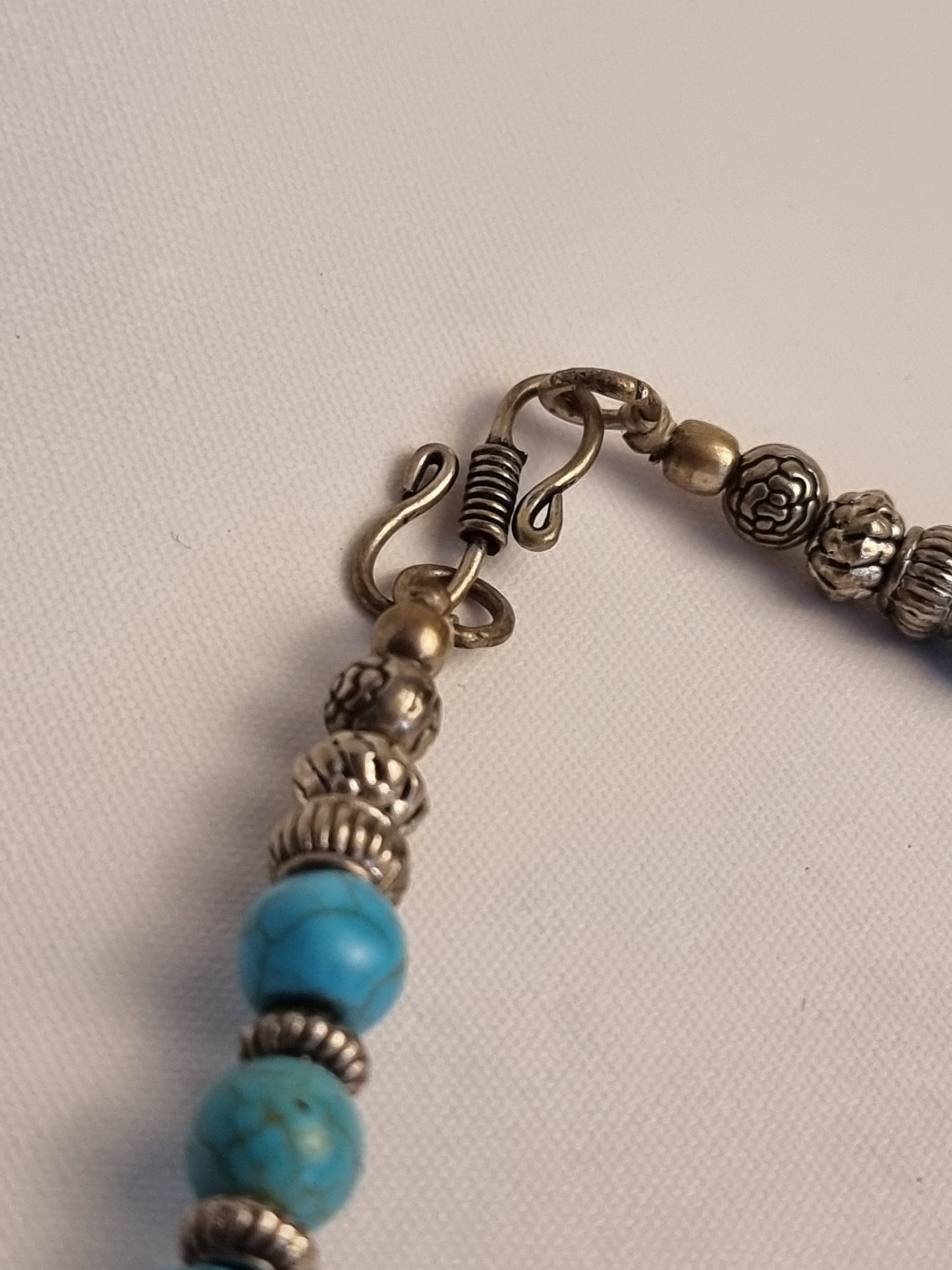 Collana Tibet Argento a Colori Pois