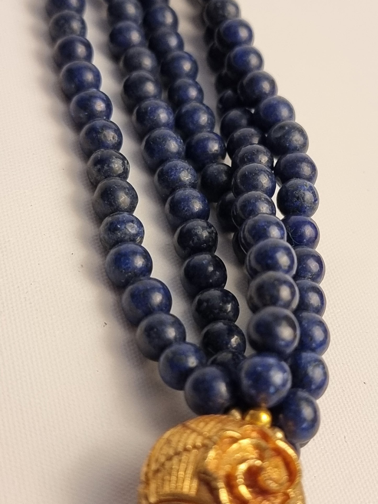 Collana Tibet Lapis e Ottone