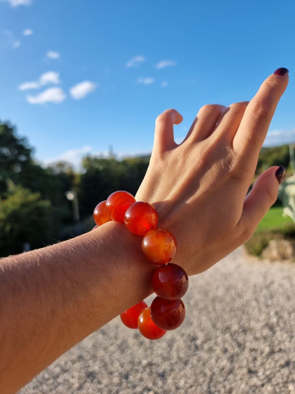 Bracciale "Miele di Corniola"