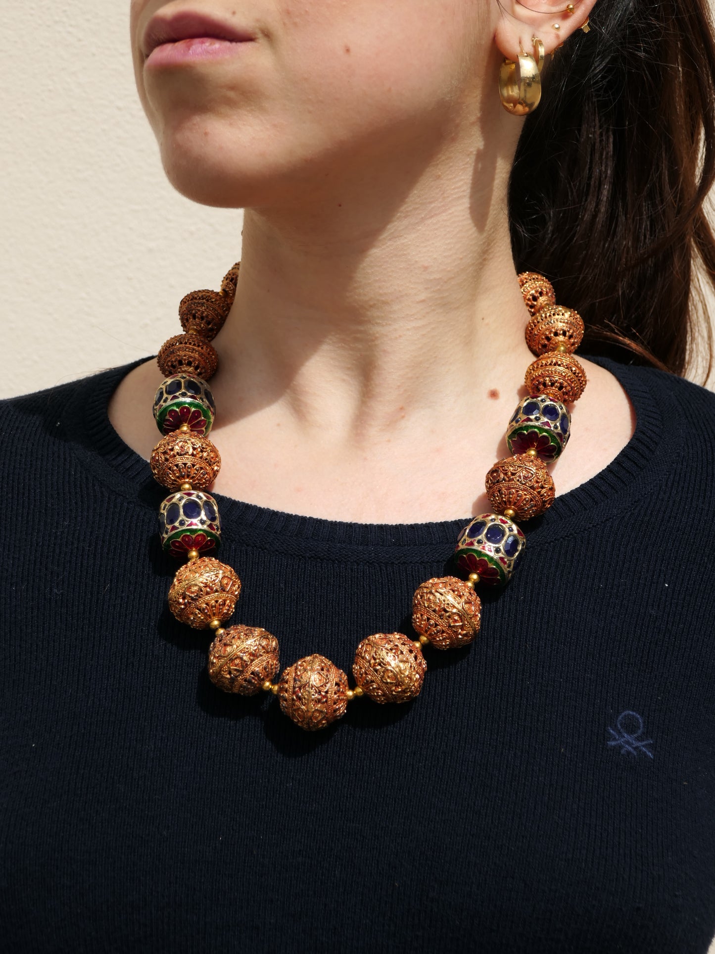 Collana Tibet Barilotti e Zaffiri