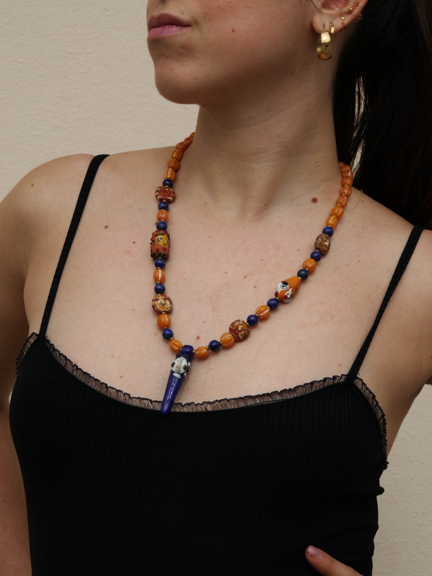 Collana Tibet Pasta Vitrea