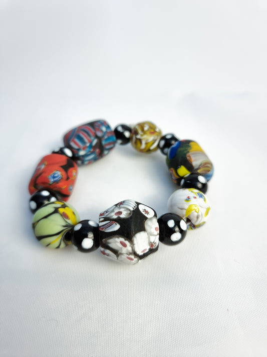 Bracciale Pasta Vitrea Multicolor