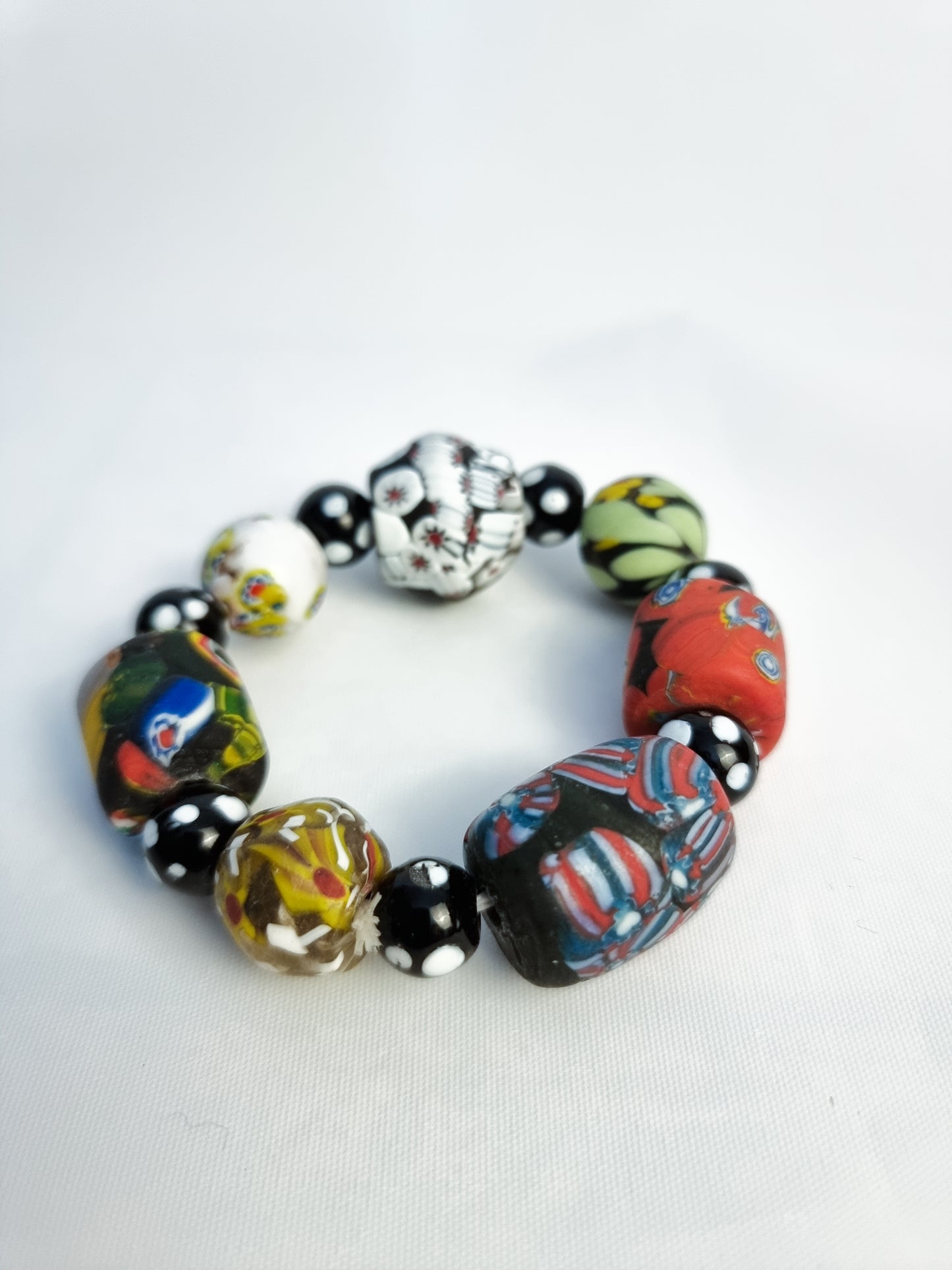 Bracciale Pasta Vitrea Multicolor