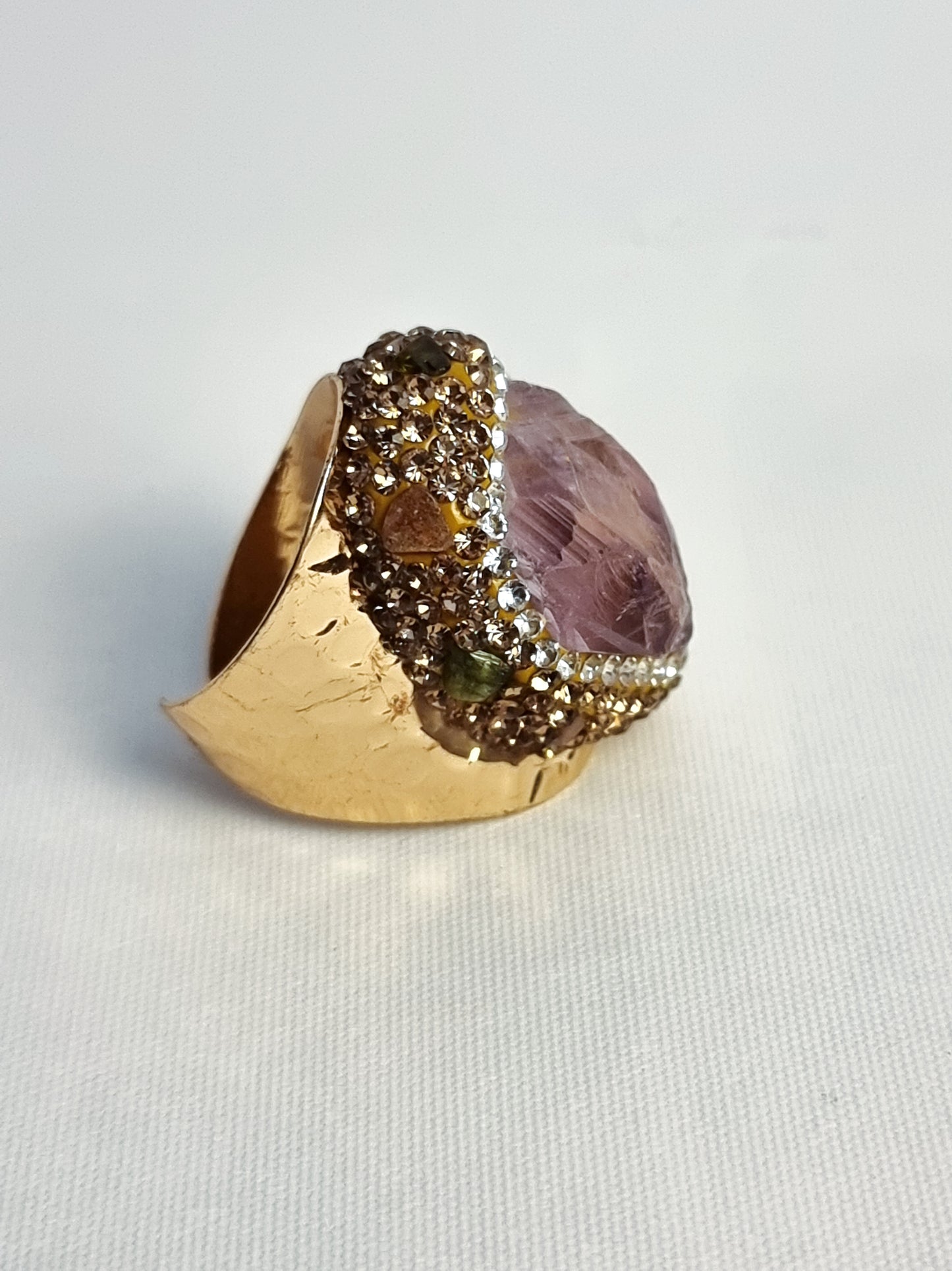 Anello a Fascia Ametista