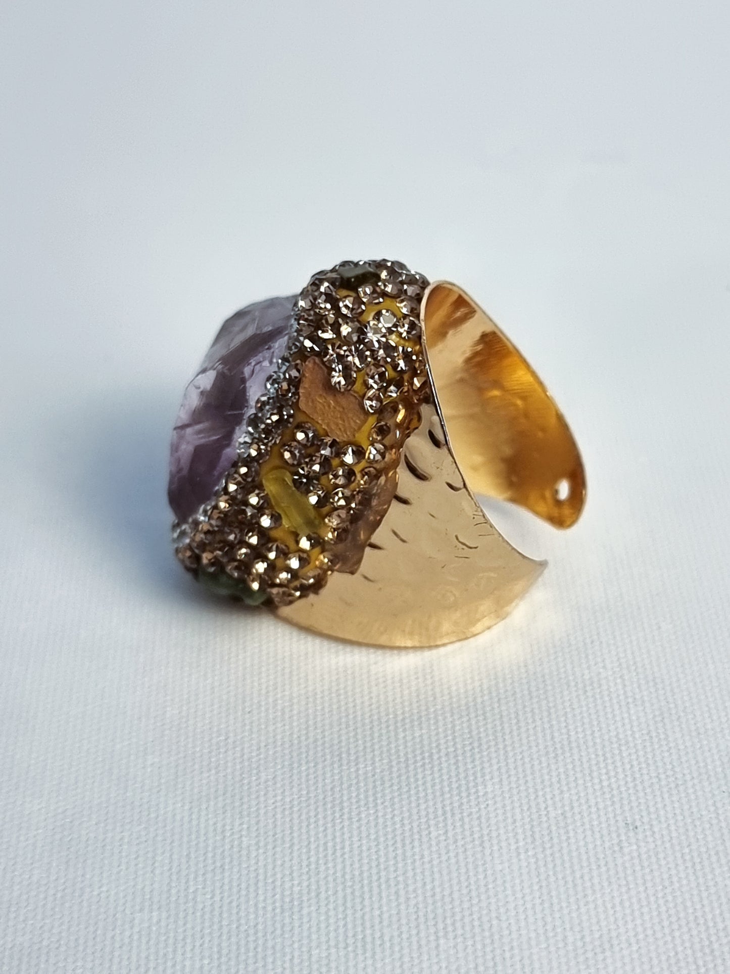 Anello a Fascia Ametista