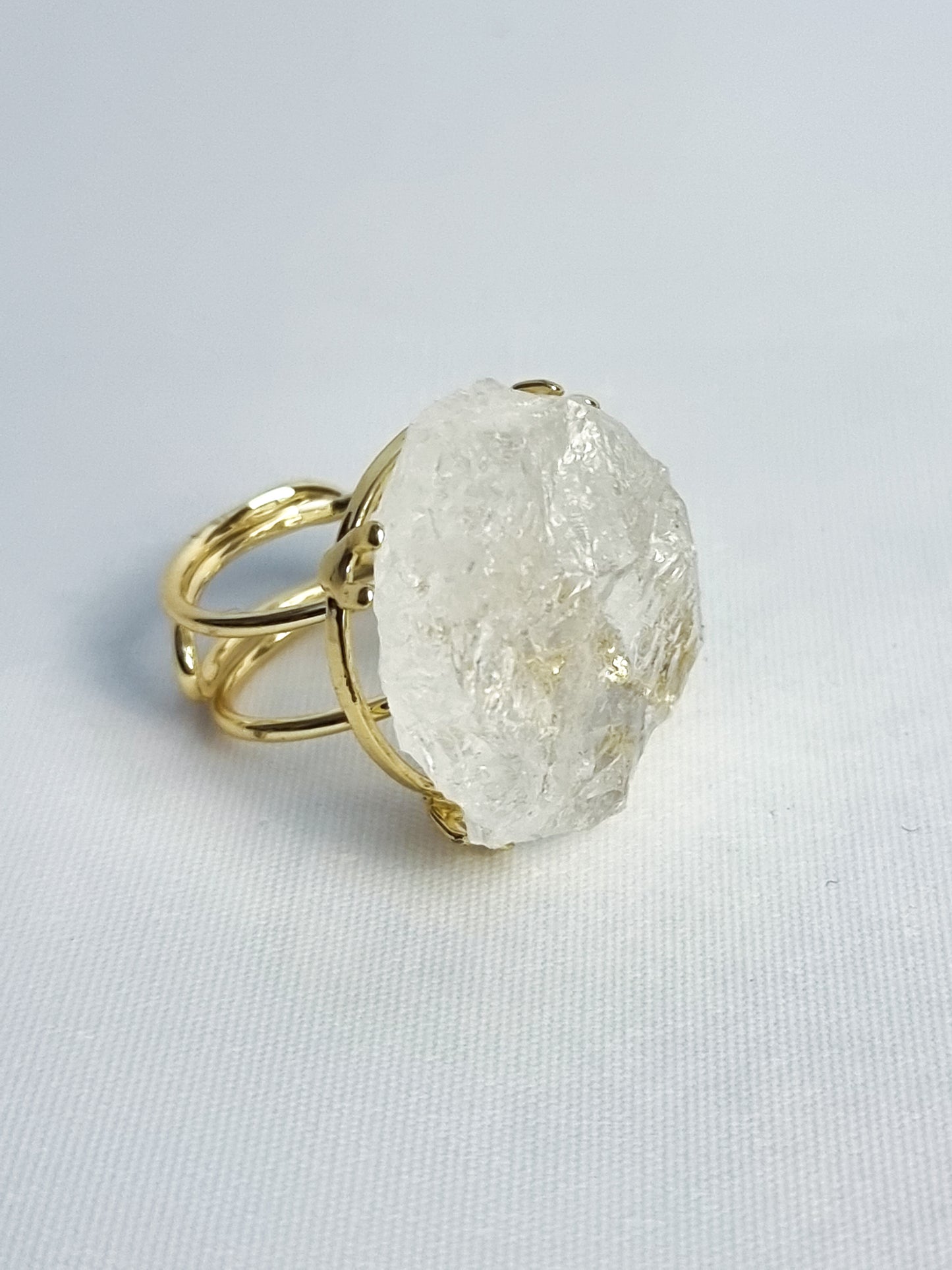 Anello Quarzo Ialino