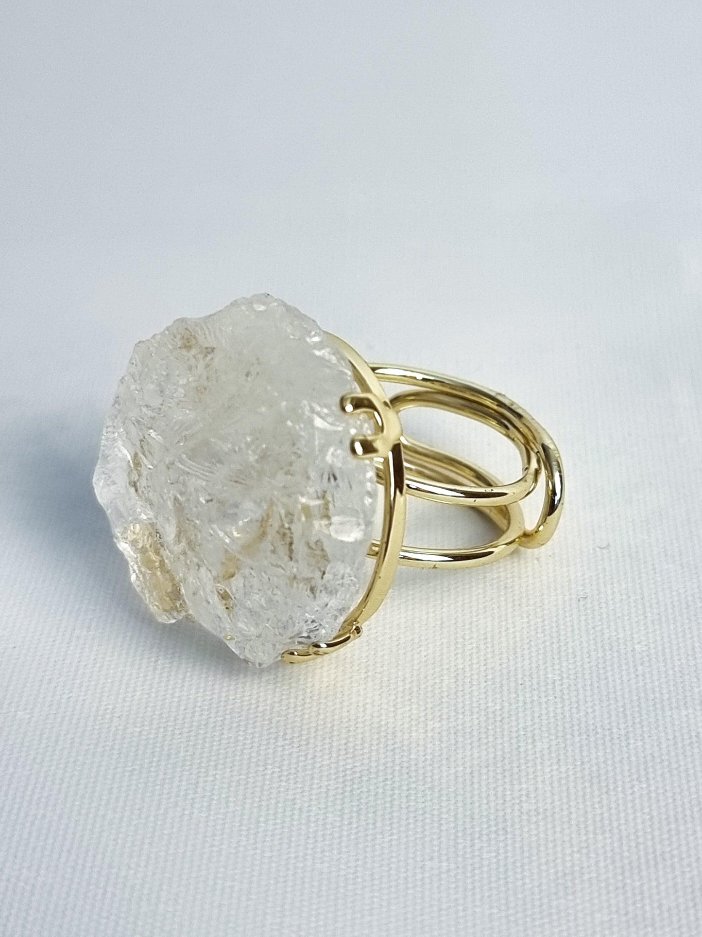 Anello Quarzo Ialino