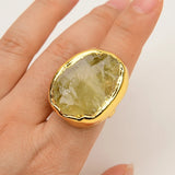 Anello Quarzo Lemon